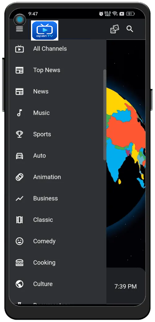 OpenTV स्क्रिनसट 3